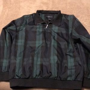 Plaid windbreaker
